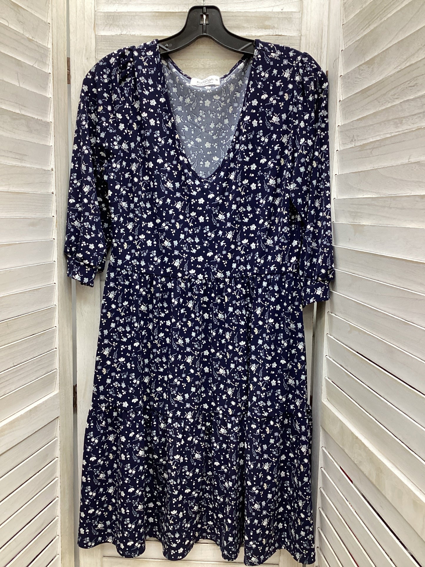 Dress Casual Maxi By Kaleigh In Floral Print, Size: M