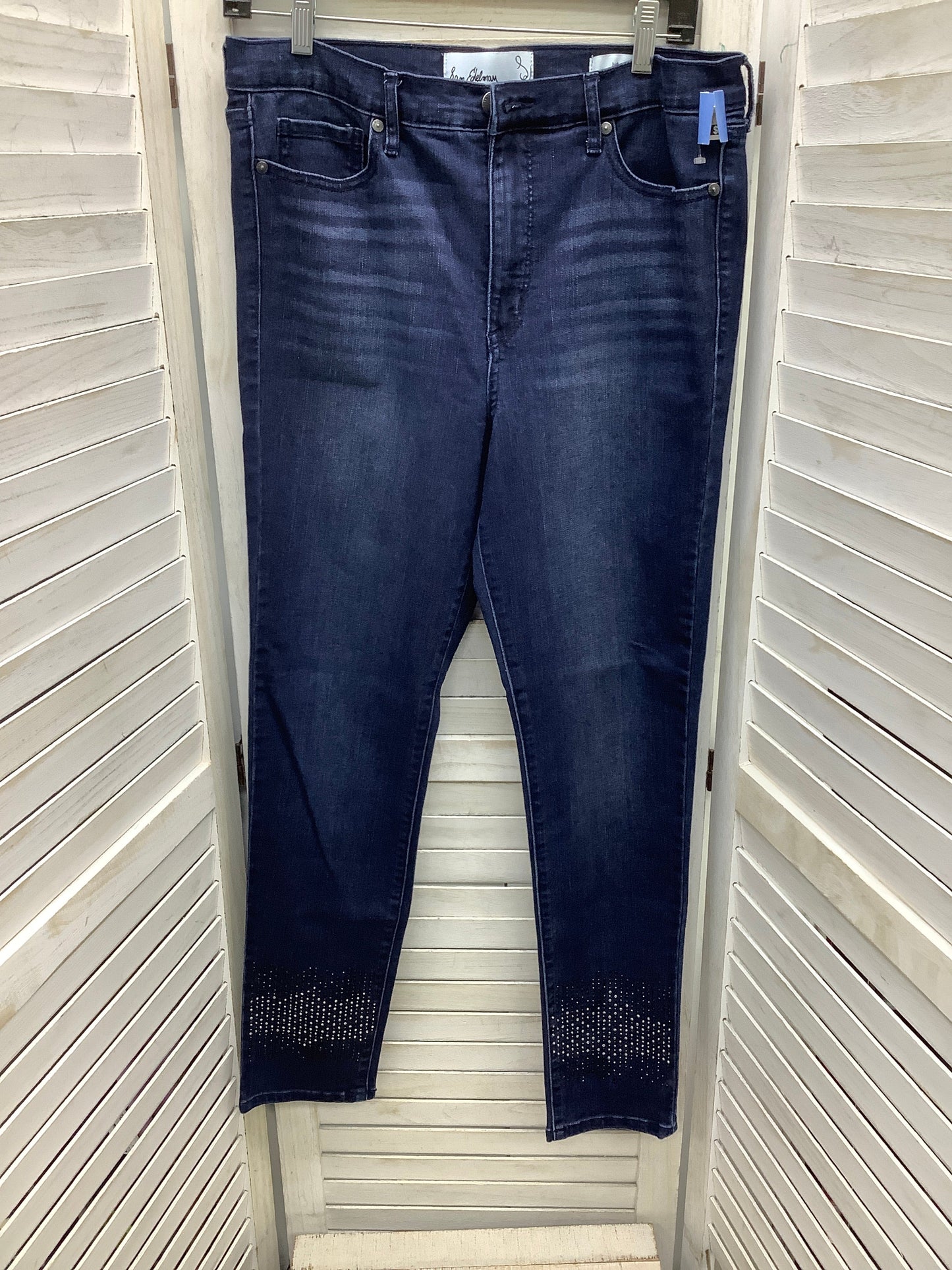 Jeans Skinny By Sam Edelman In Blue Denim, Size: 8