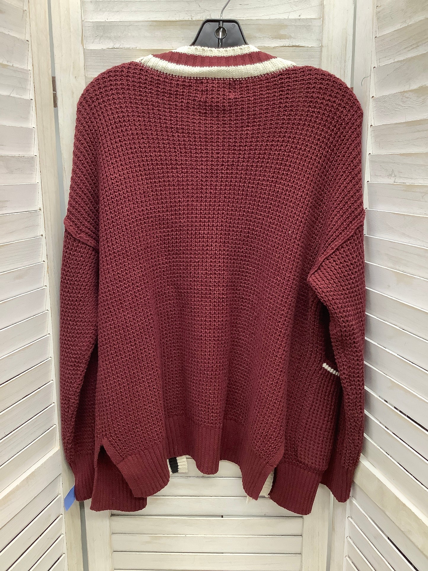 Cardigan By Universal Thread In Red, Size: S