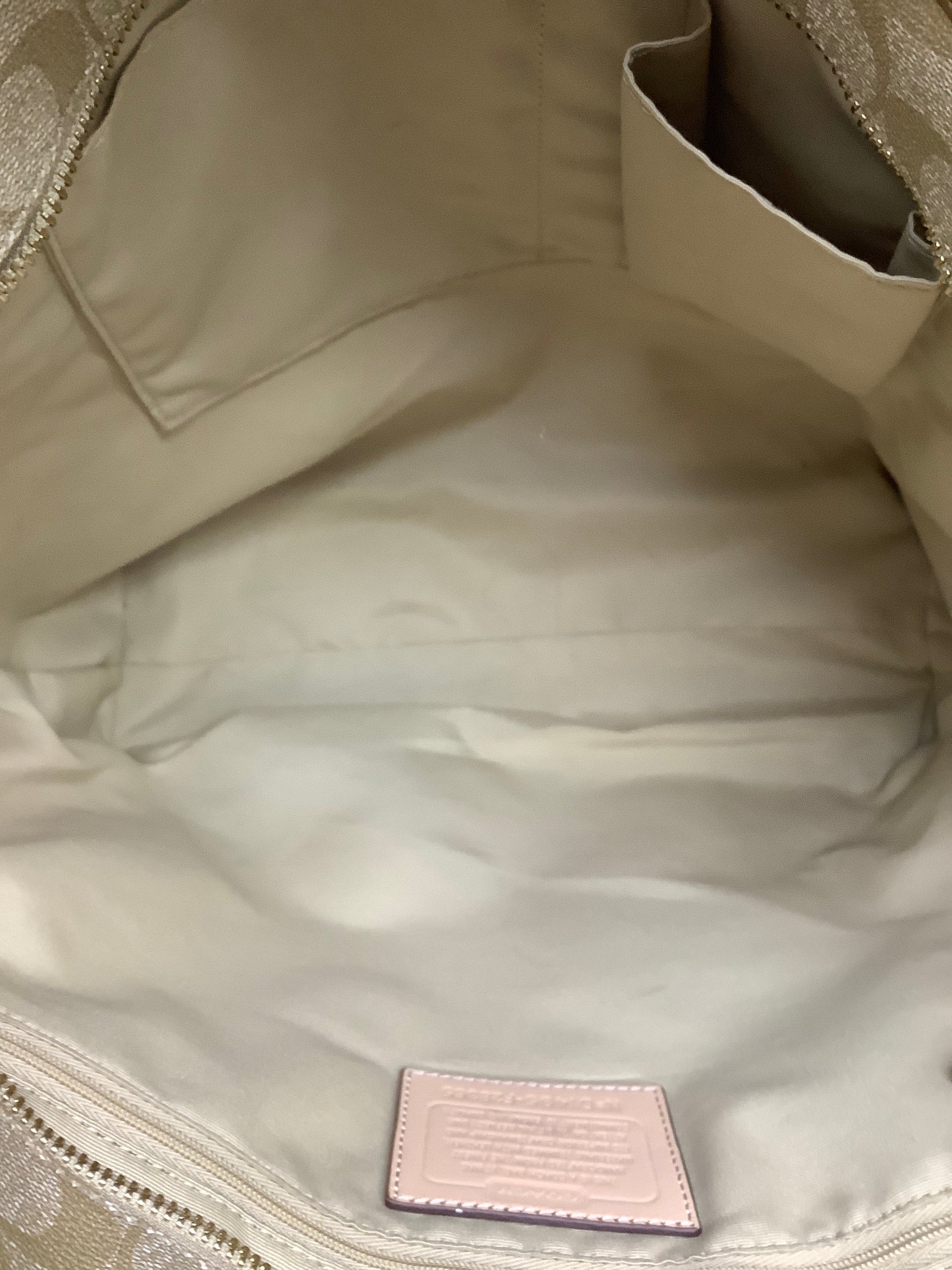 Tote Designer By Coach, Size: Large