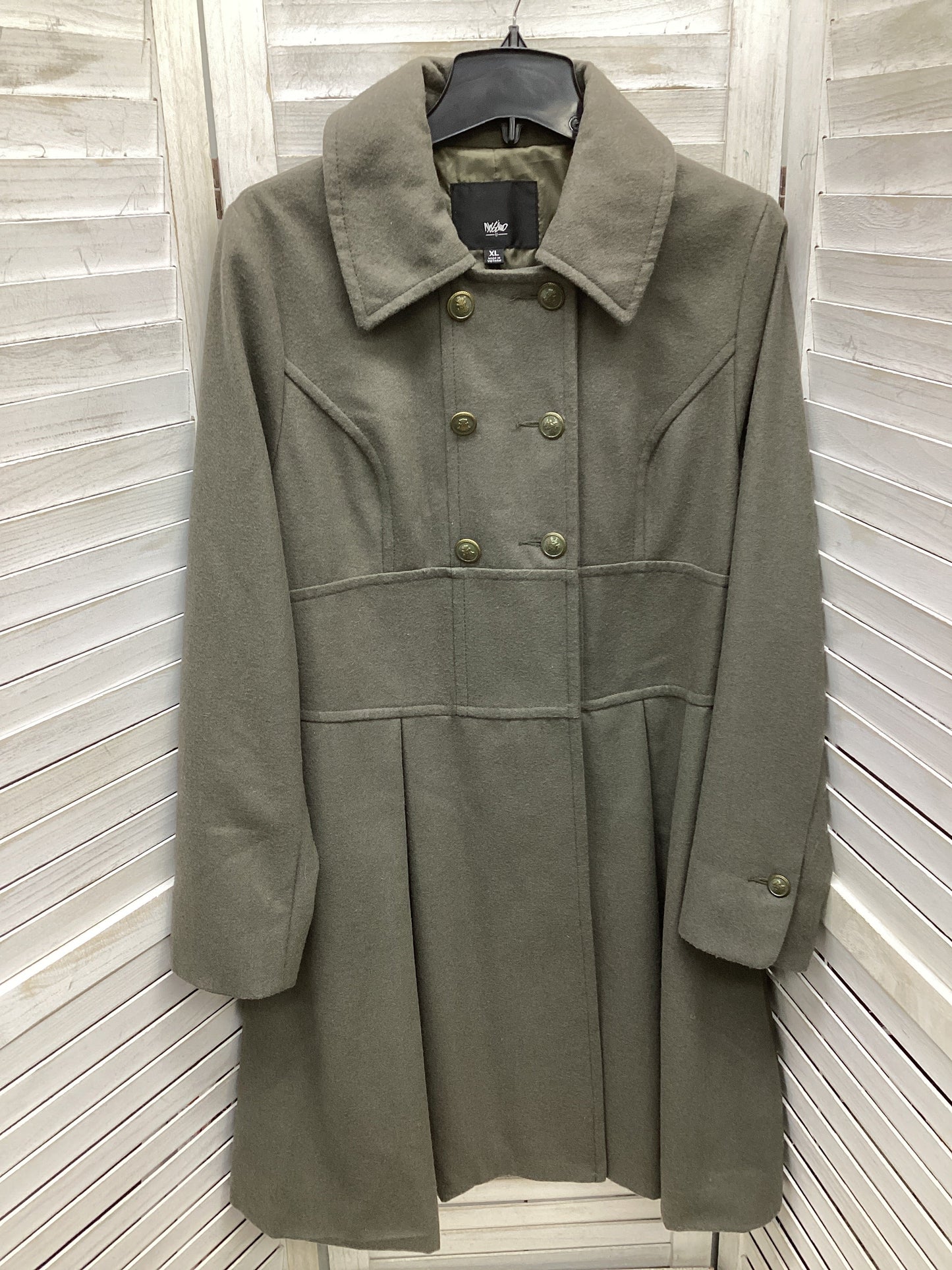 Coat Peacoat By Mossimo In Grey, Size: Xl