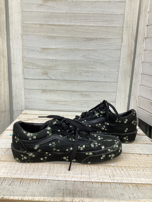 Shoes Sneakers By Vans In Floral Print, Size: 5.5