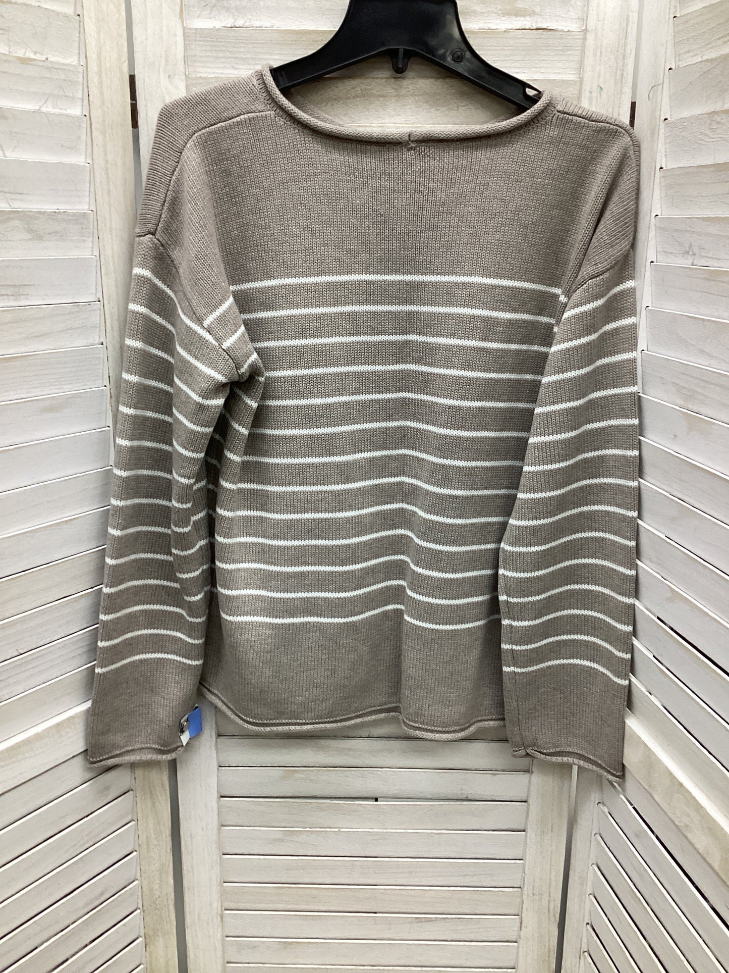 Sweater By Hem & Thread In Striped Pattern, Size: M