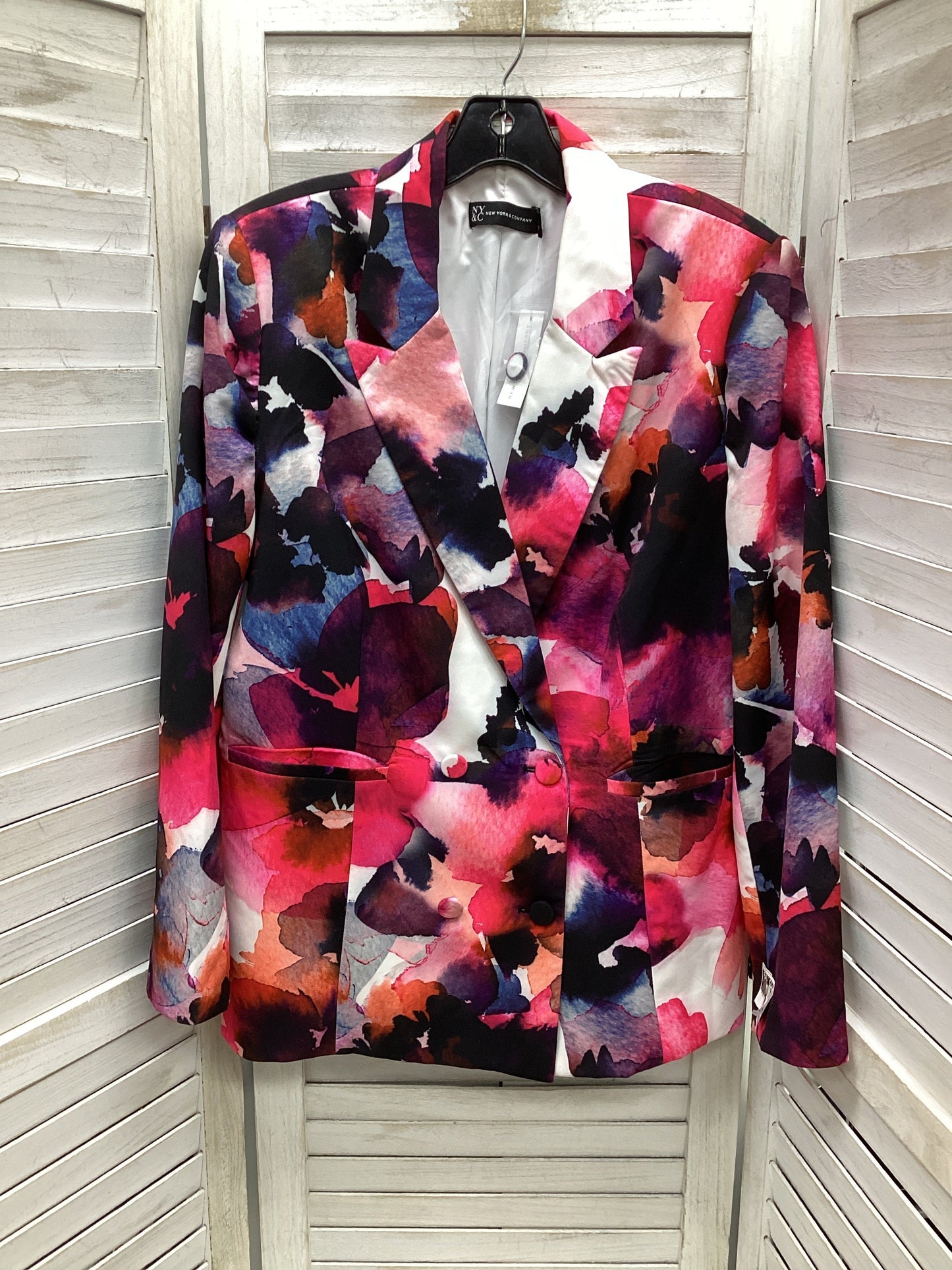 Blazer By New York And Co In Multi-colored, Size: L