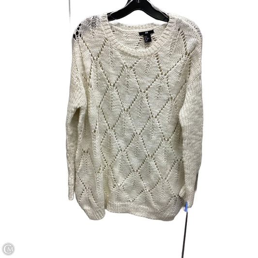 Sweater By H&m In Cream, Size: Xs