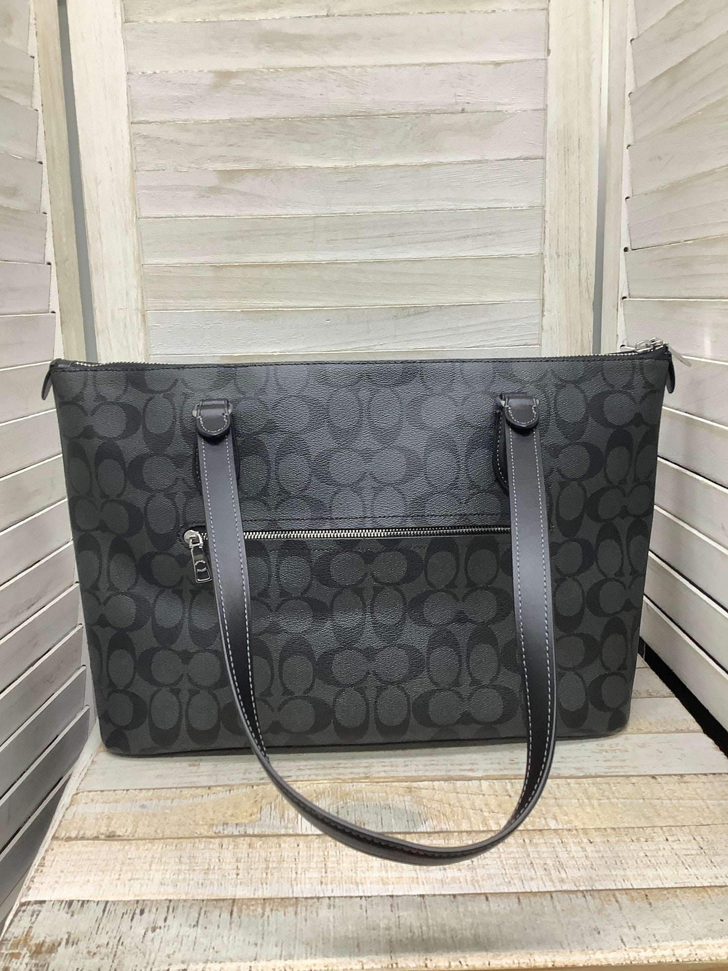 Tote Designer By Coach, Size: Medium