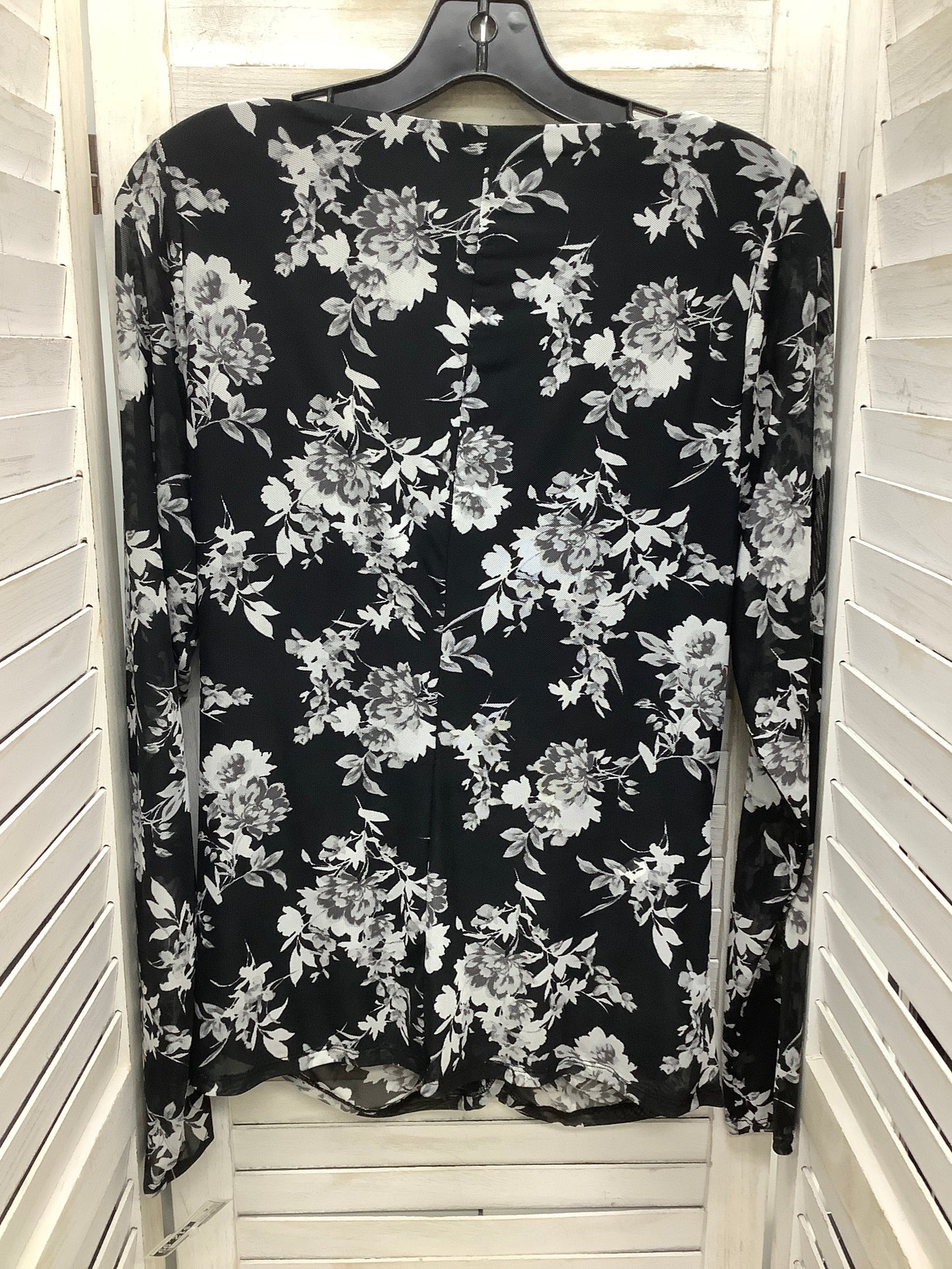 Top Long Sleeve By Lane Bryant In Floral Print, Size: Xl