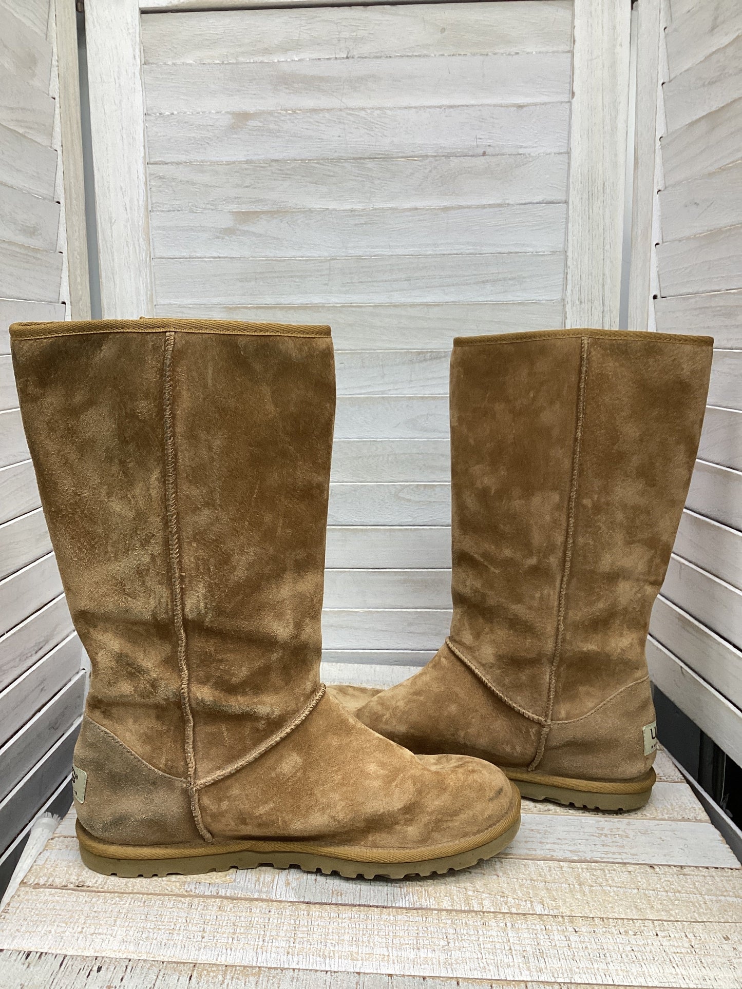 Boots Snow By Ugg In Tan, Size: 7