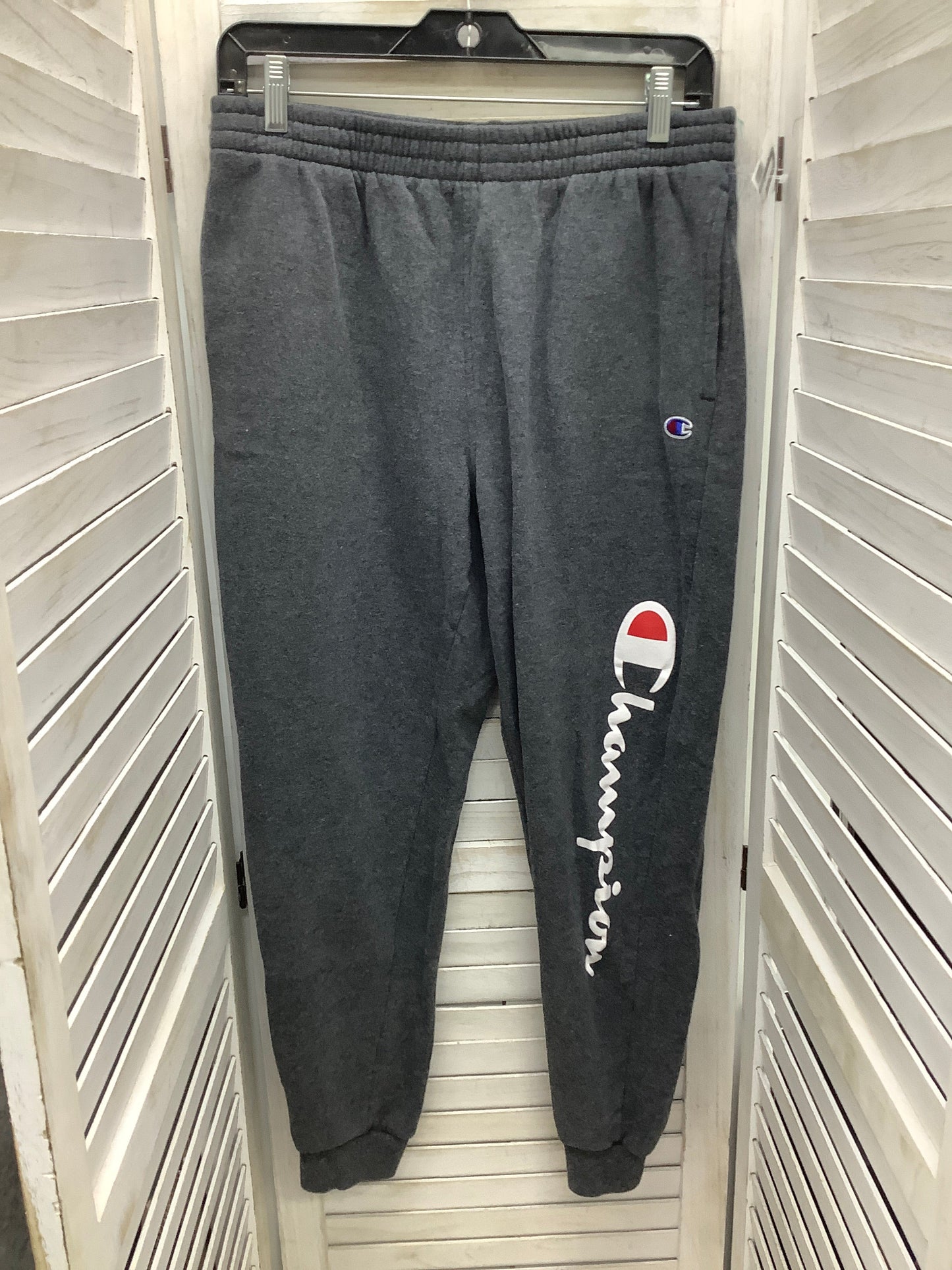 Athletic Pants By Champion In Grey, Size: Xl