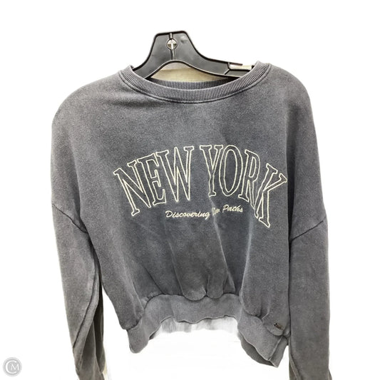 Sweater By Clothes Mentor In Grey, Size: S