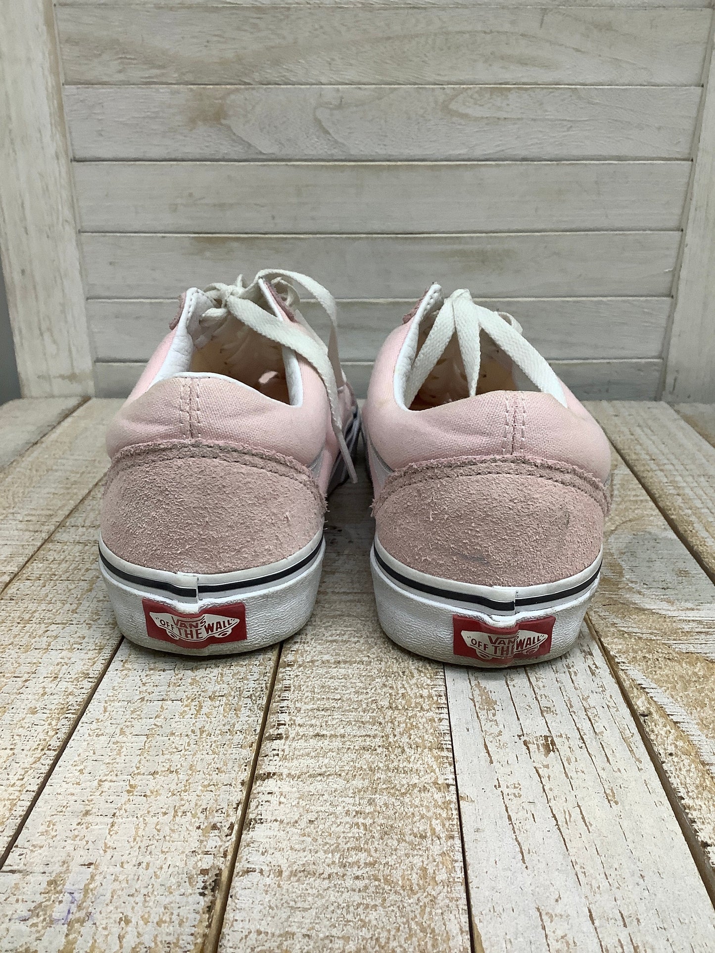 Shoes Flats By Vans In Pink, Size: 6