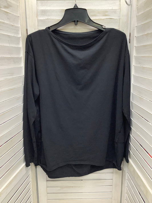 Top Long Sleeve By Lululemon In Black, Size: L