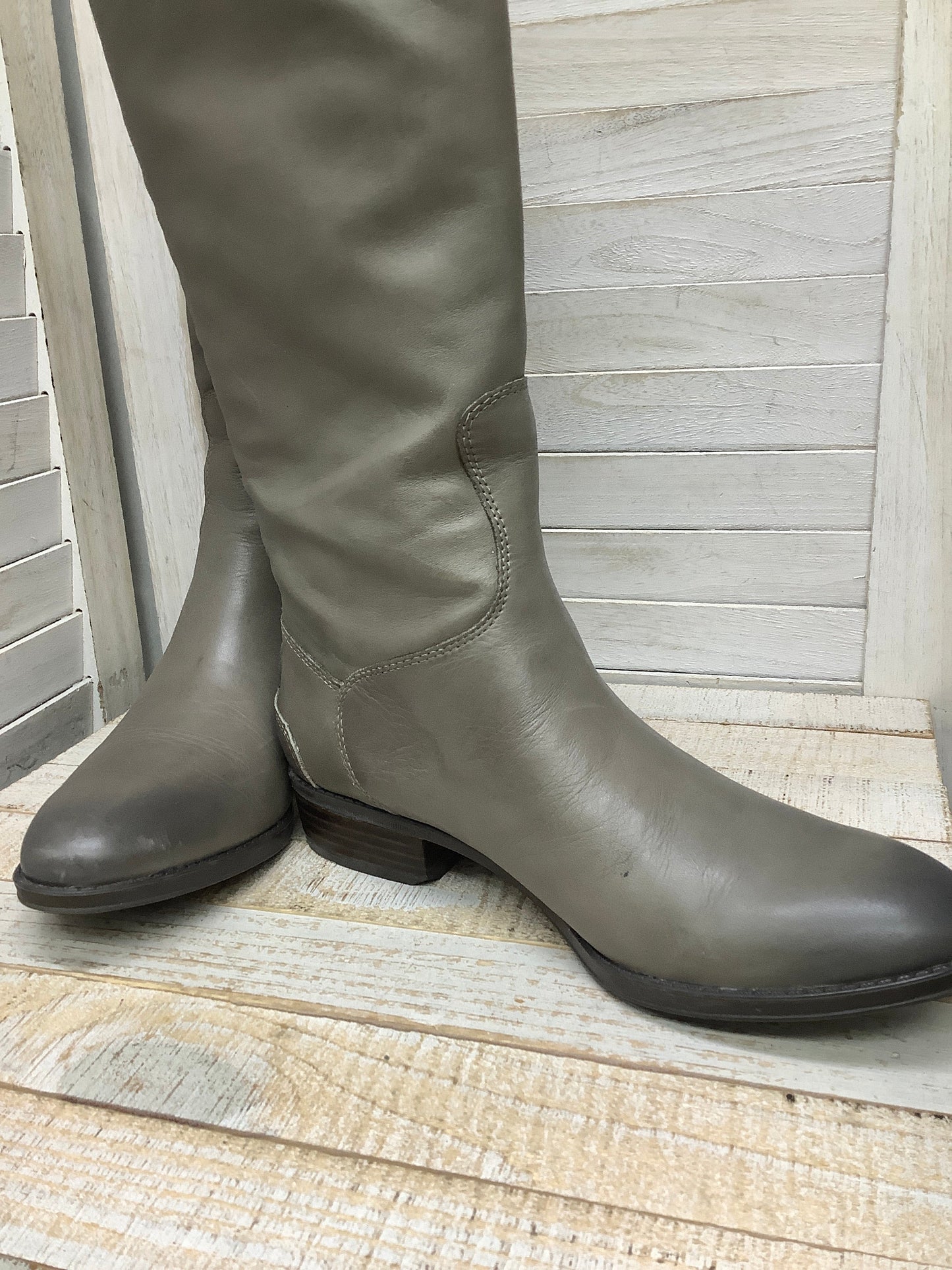 Boots Western By Sam Edelman In Grey, Size: 8