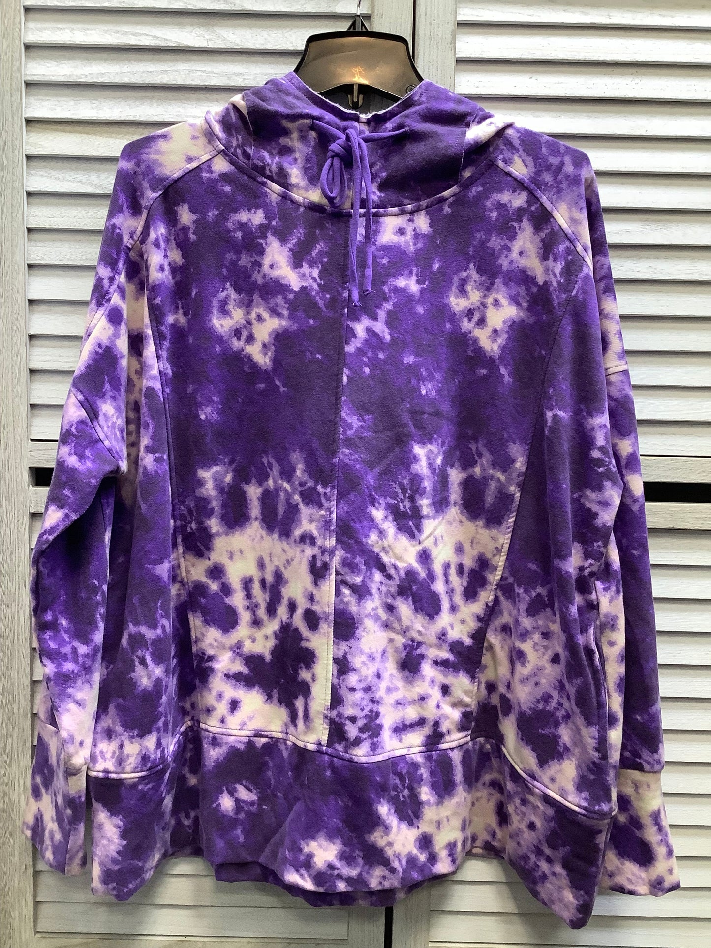 Sweatshirt Hoodie By Lularoe In Purple, Size: Xl