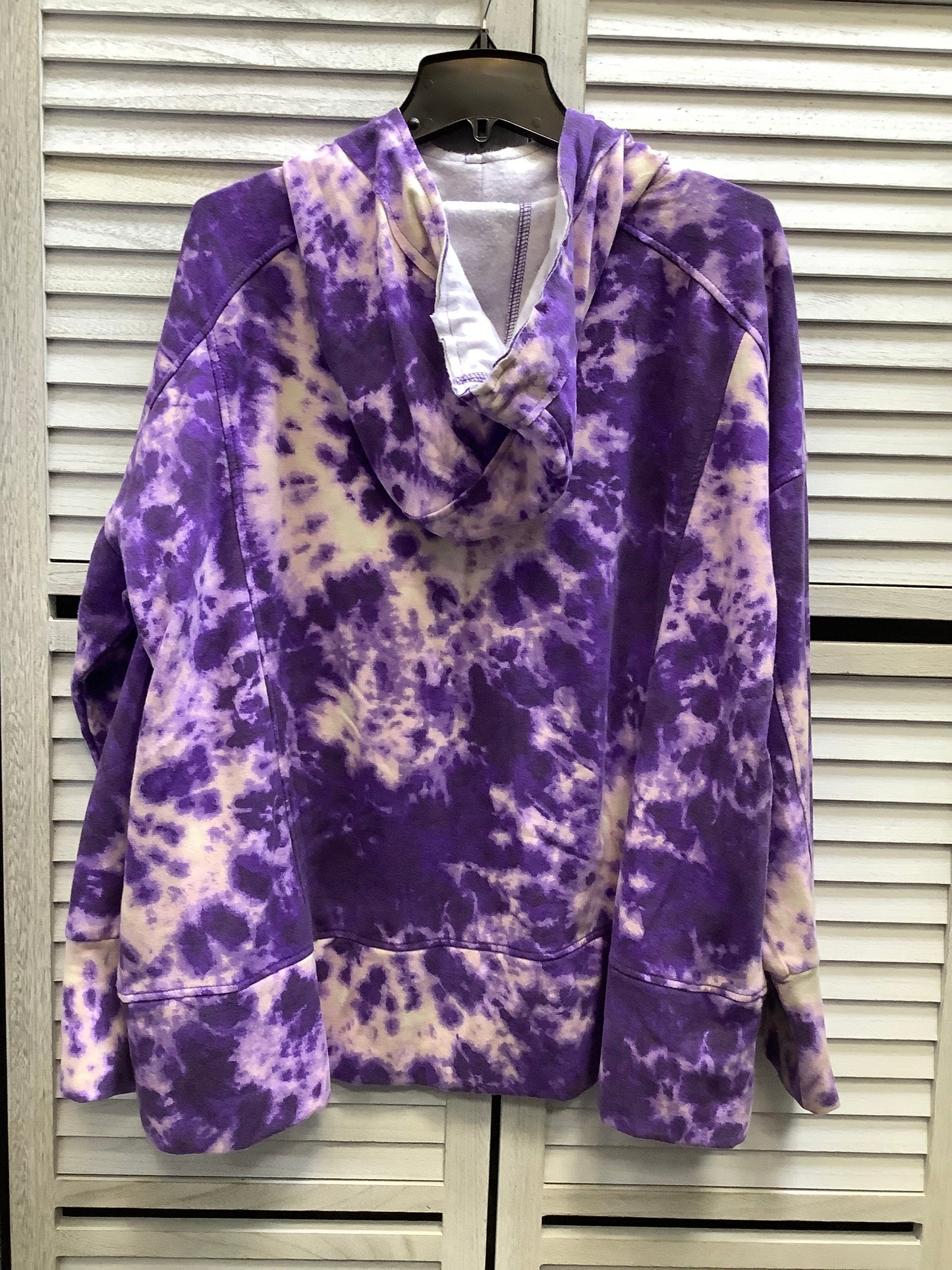 Sweatshirt Hoodie By Lularoe In Purple, Size: Xl