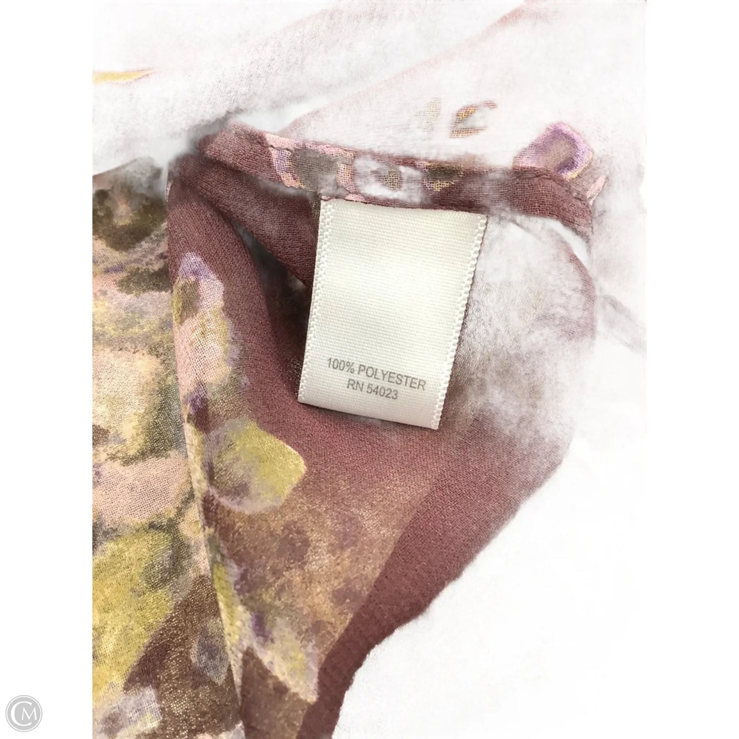 Top Long Sleeve By Banana Republic In Floral Print, Size: S