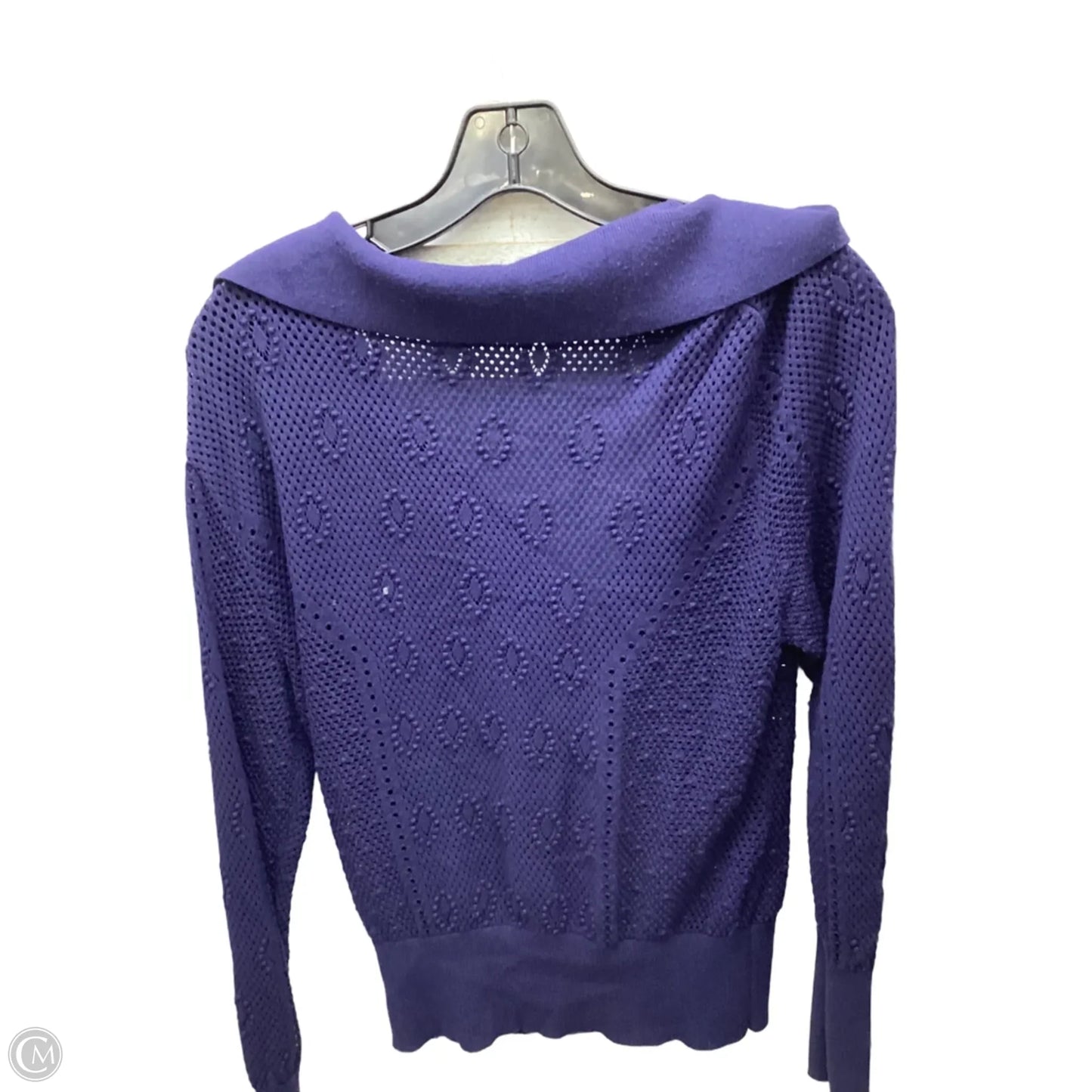 Top Long Sleeve By White House Black Market In Navy, Size: S