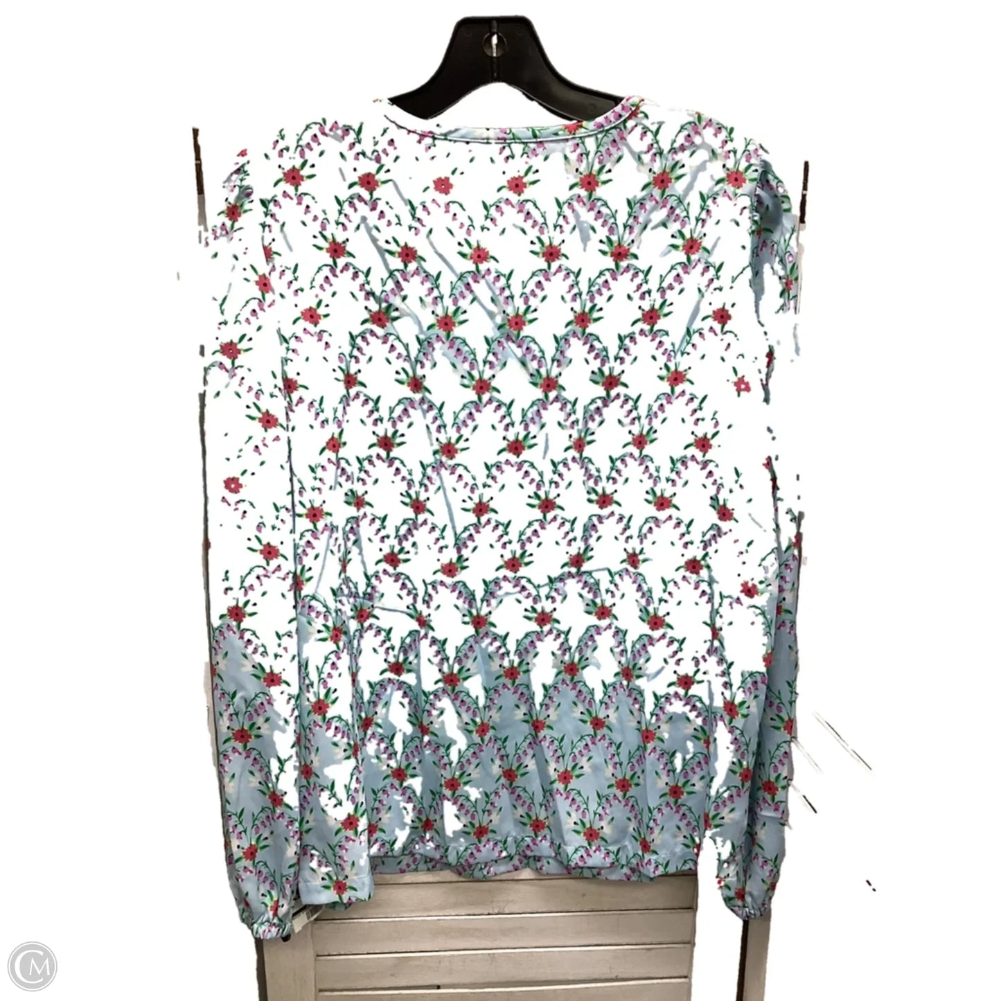 Top Long Sleeve By Ann Taylor In Floral Print, Size: M