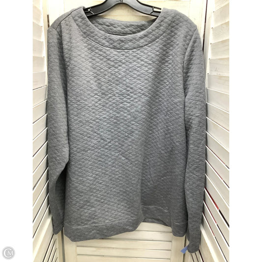 Sweater By Croft And Barrow In Grey, Size: Xxl