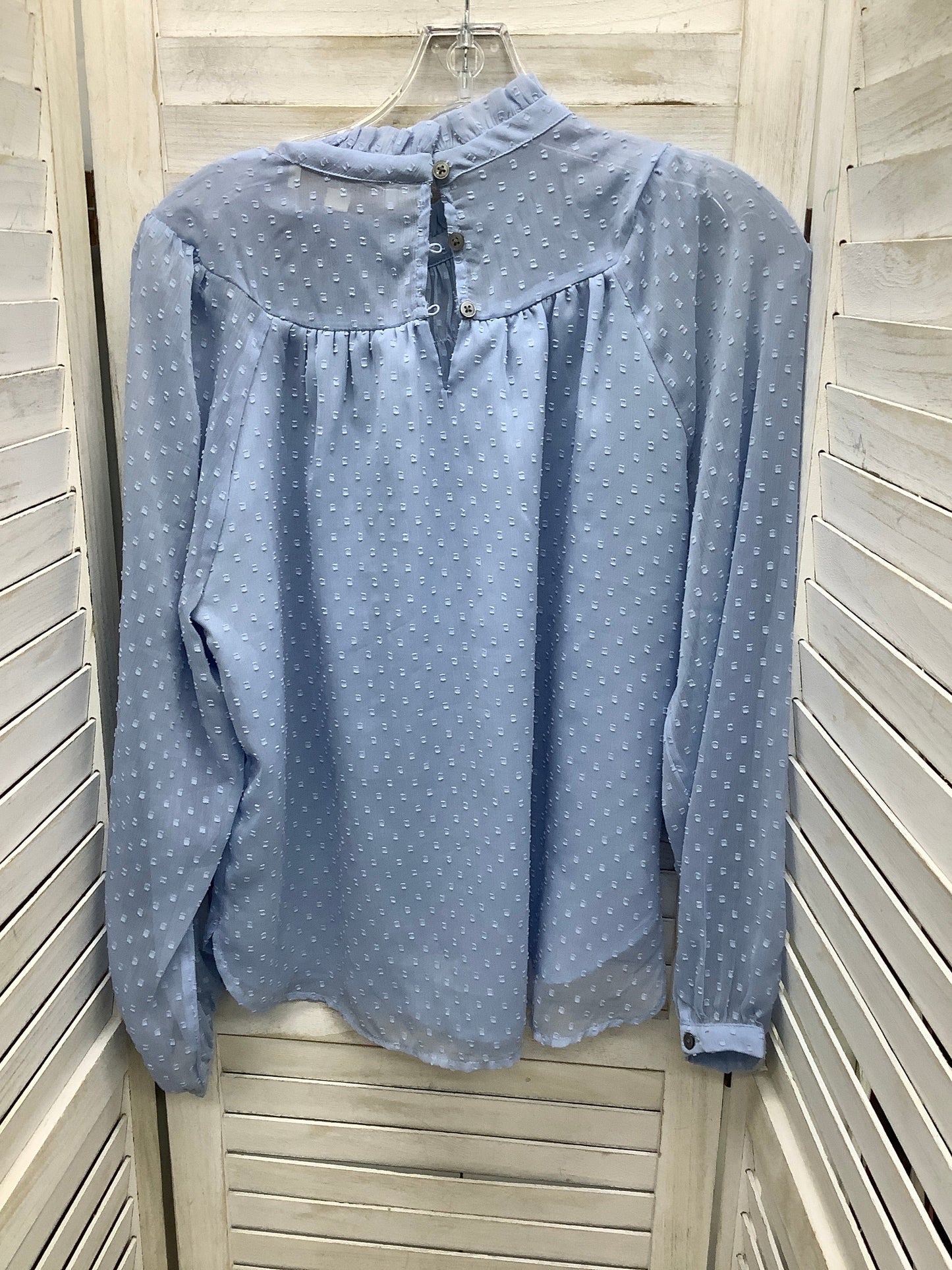 Top Long Sleeve By Loft In Blue, Size: S