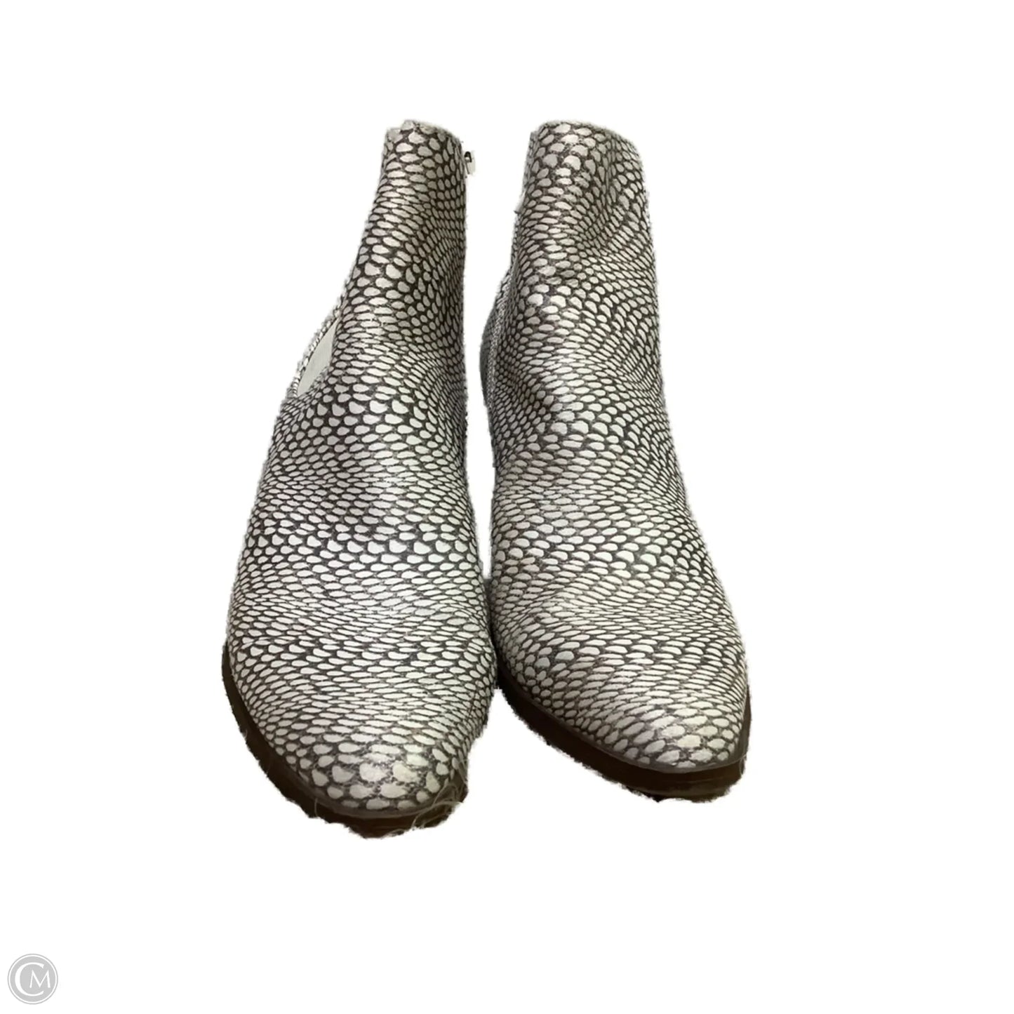 Boots Ankle Heels By Limited In Animal Print, Size: 8