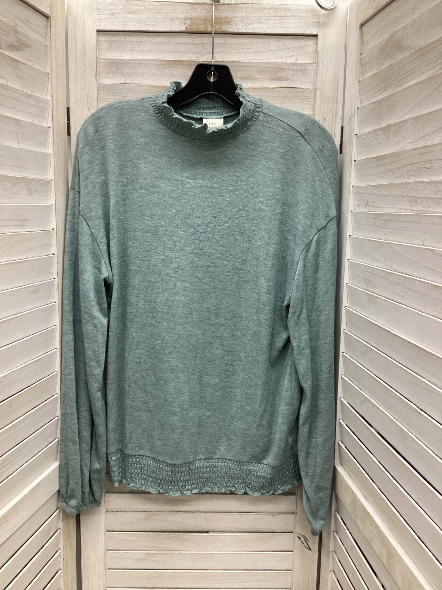 Top Long Sleeve By A New Day In Blue, Size: M