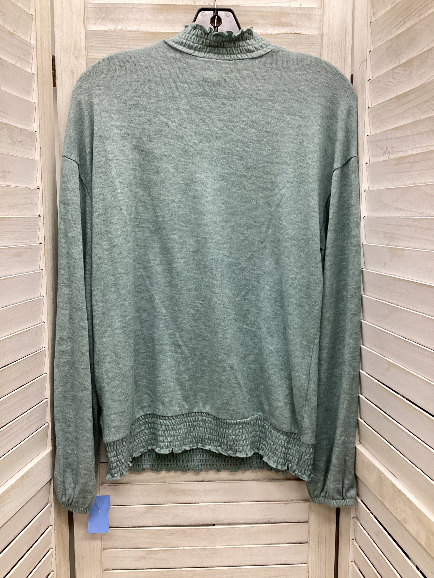 Top Long Sleeve By A New Day In Blue, Size: M