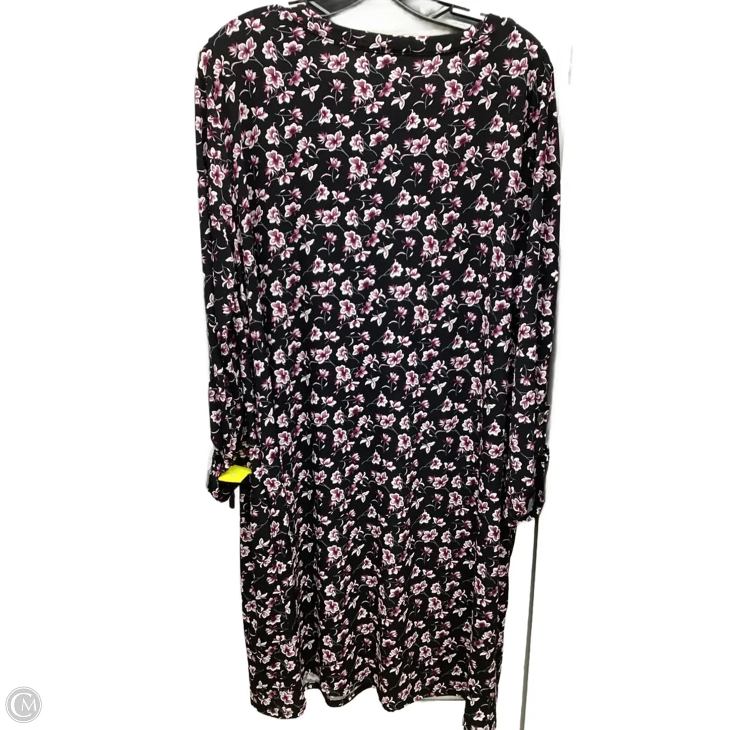 Dress Casual Midi By Apt 9 In Floral Print, Size: Xxl