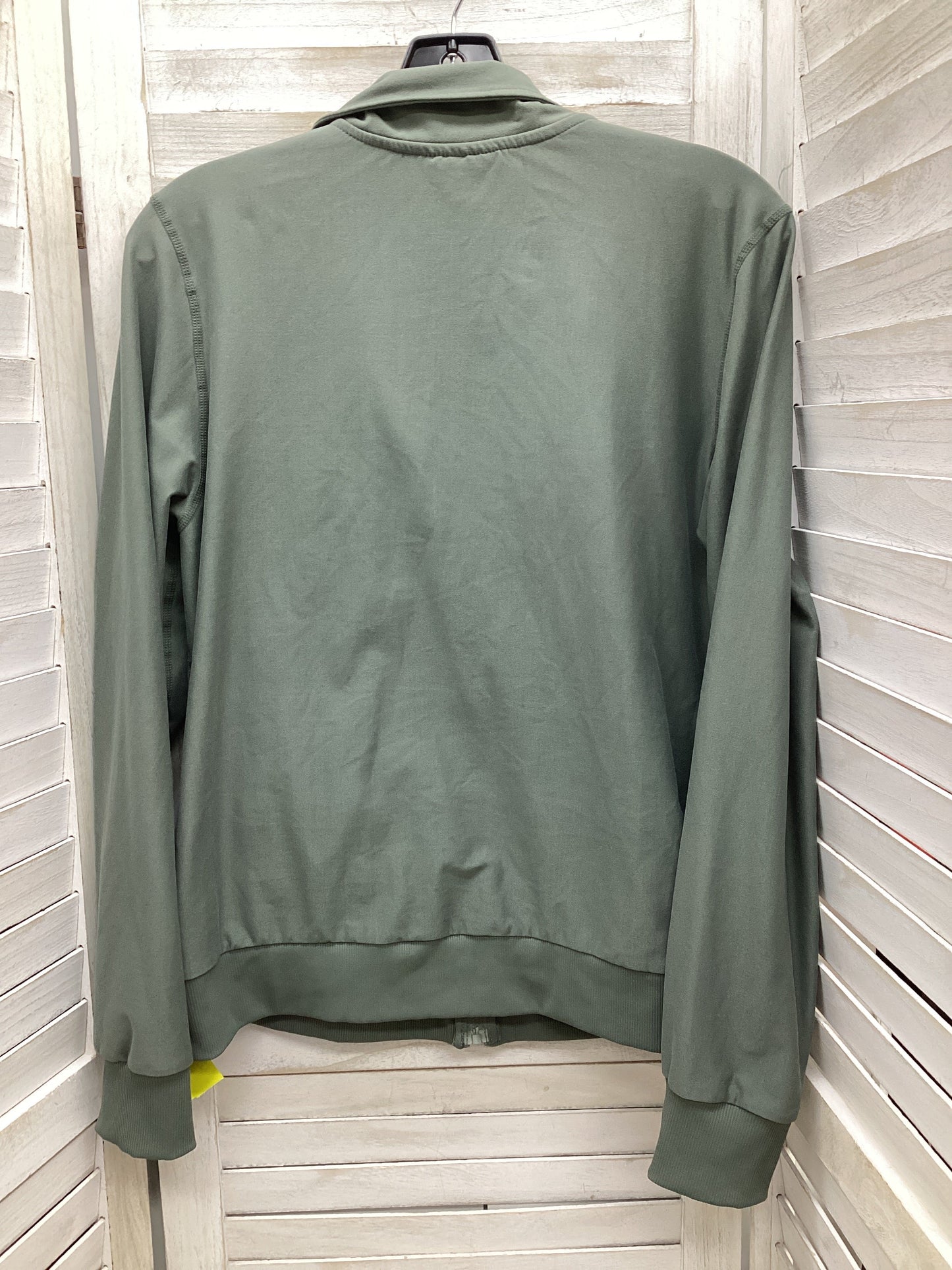 Athletic Jacket By Clothes Mentor In Green, Size: L