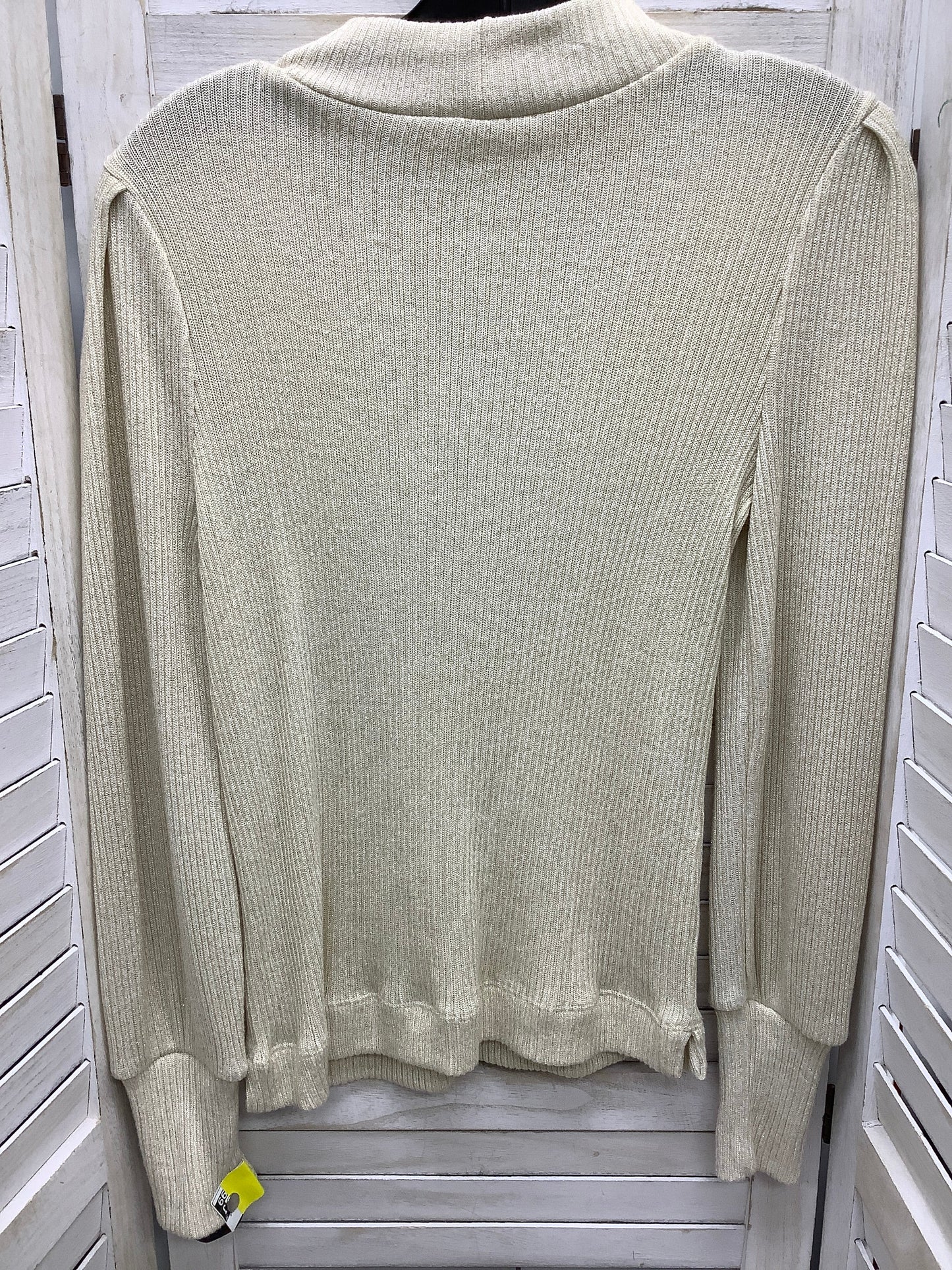 Sweater By Loft In Gold, Size: Xs