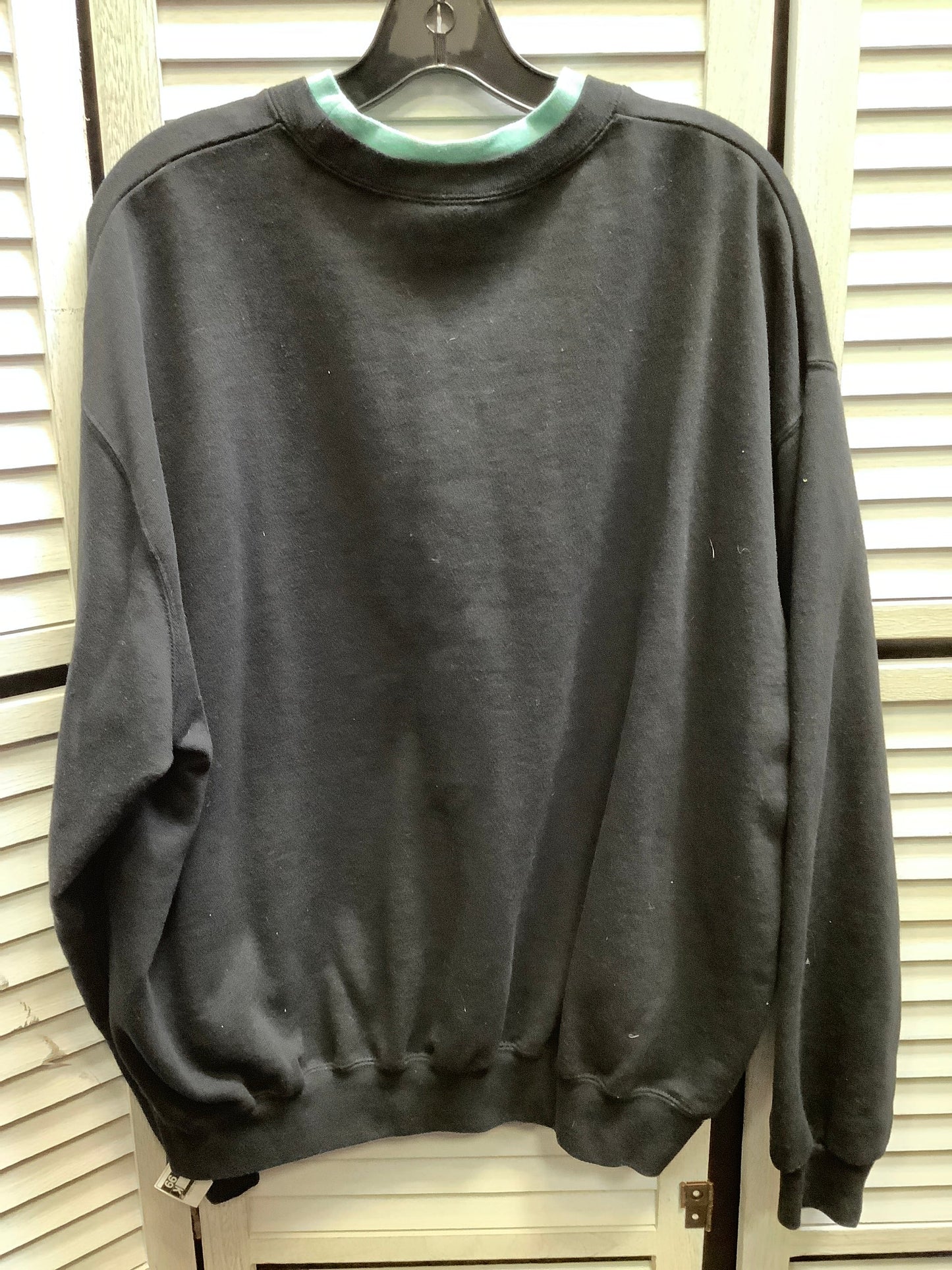 Sweatshirt Crewneck By Clothes Mentor In Black, Size: 2x