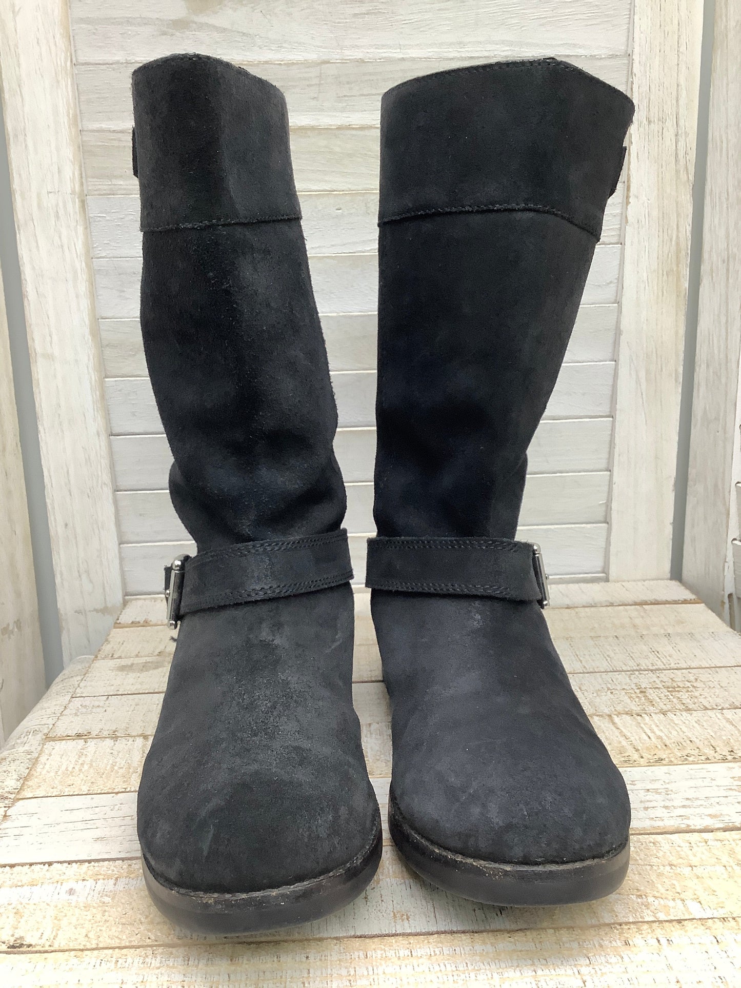 Boots Designer By Coach In Black, Size: 9