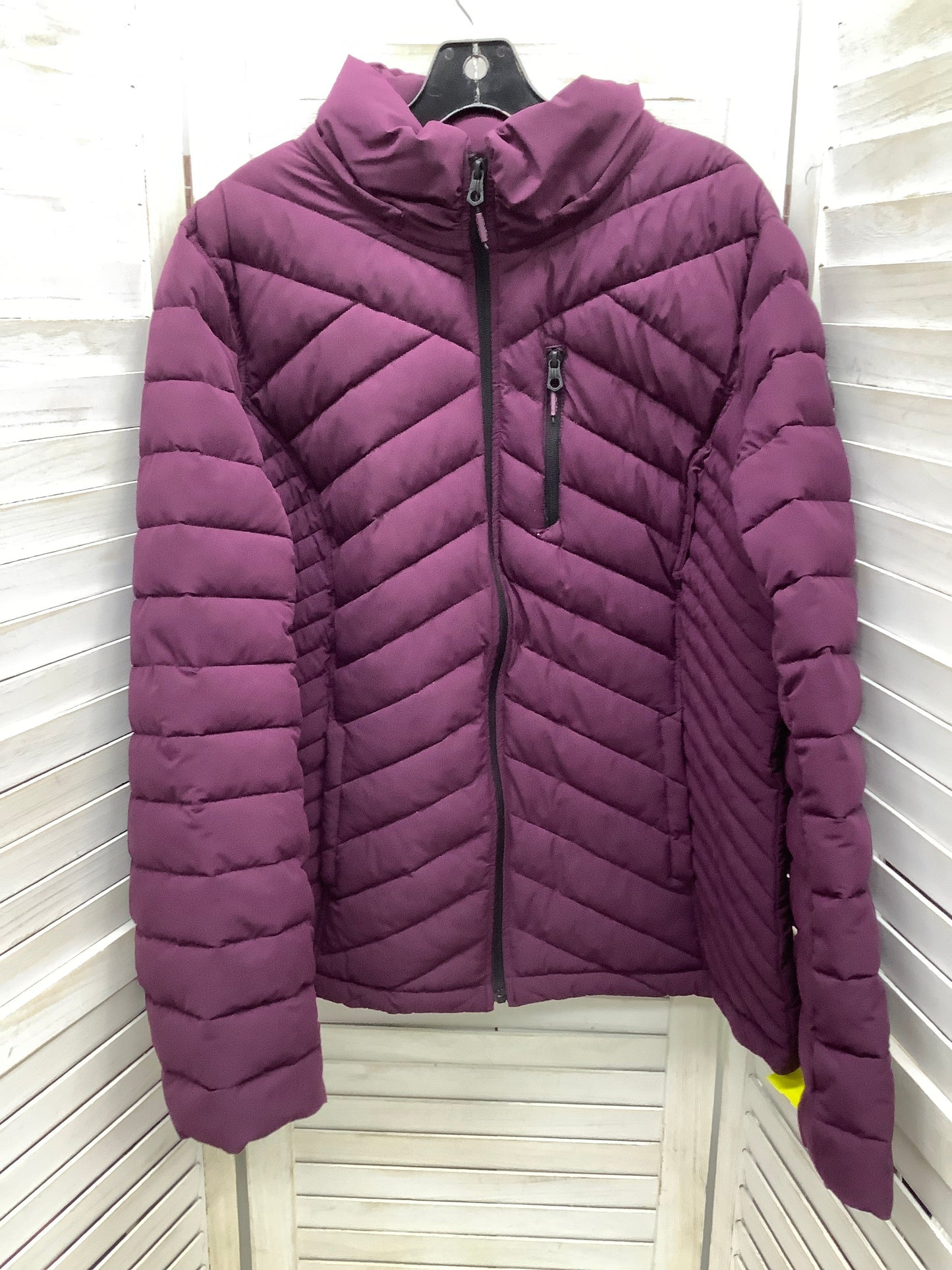 Coat Puffer & Quilted By Nautica In Purple, Size: 2x