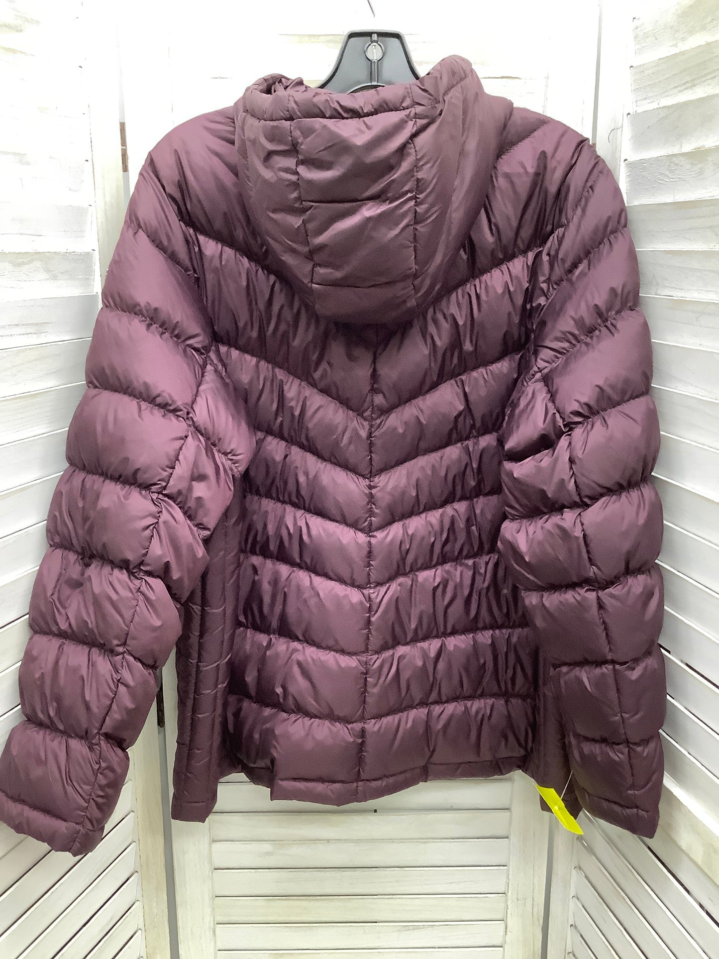 Coat Puffer & Quilted By Michael By Michael Kors In Purple, Size: 1x