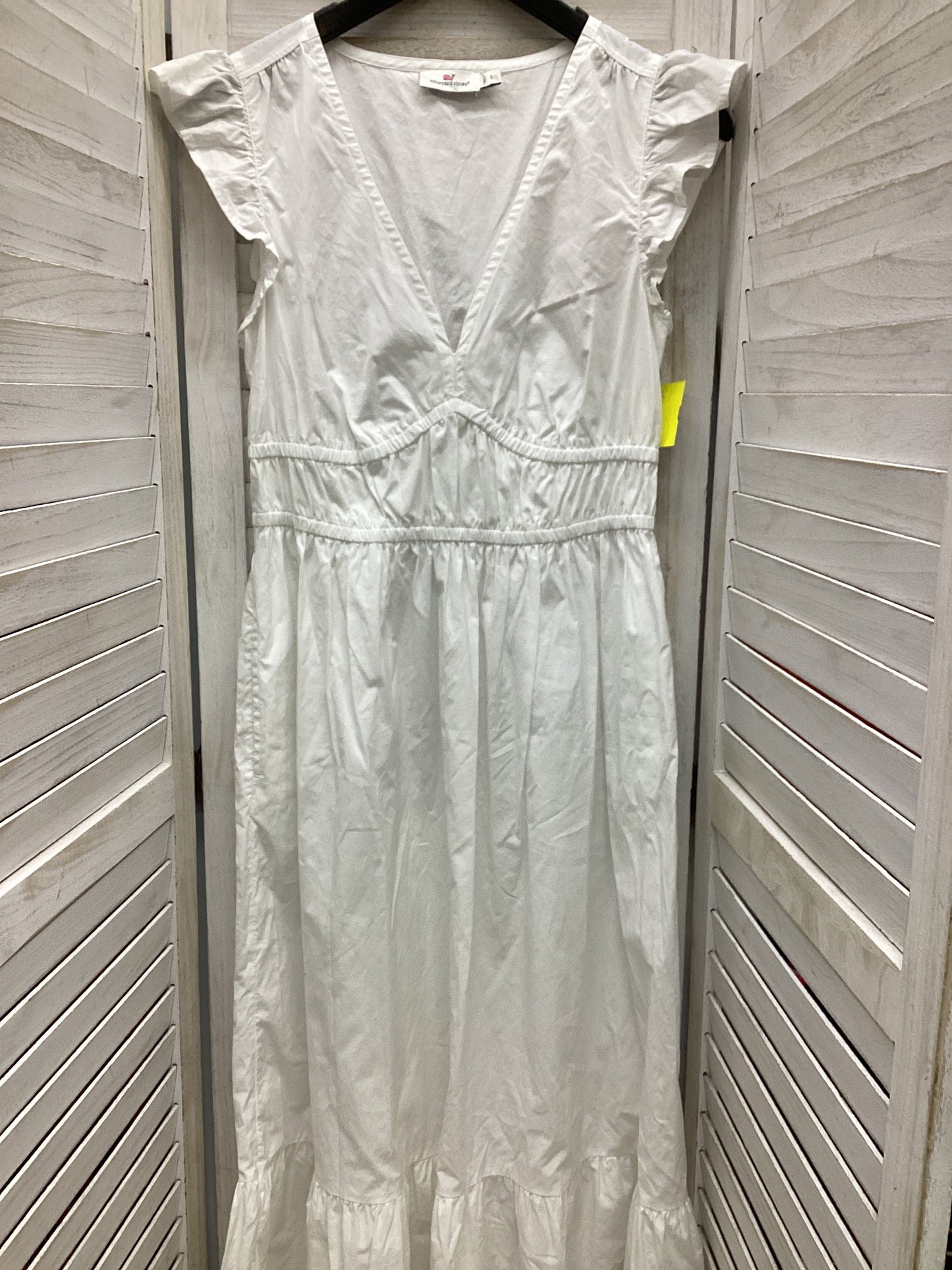 Dress Casual Maxi By Vineyard Vines In White, Size: S