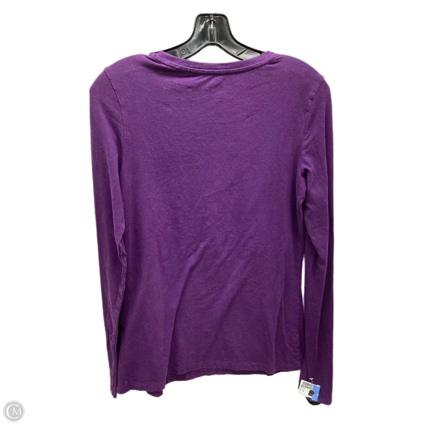 Top Long Sleeve By Amazon Essentials In Purple, Size: M