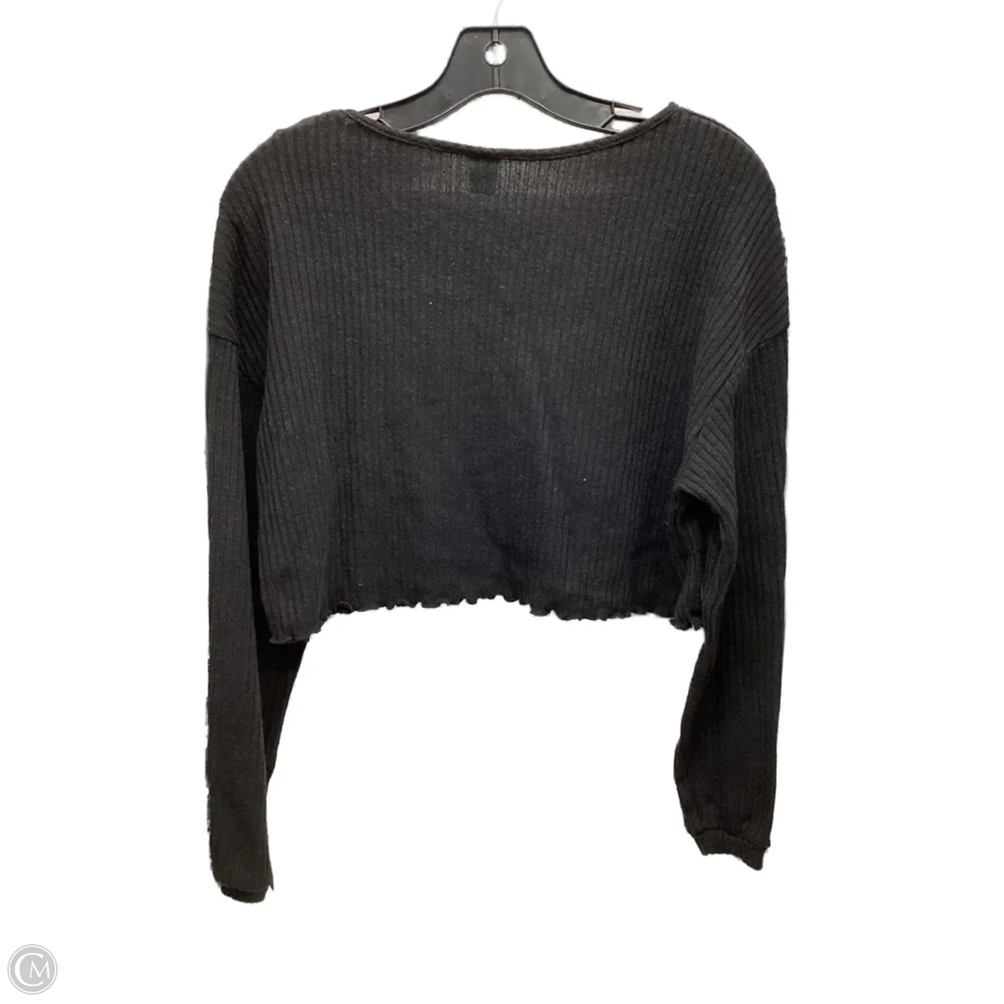 Top Long Sleeve By Shein In Black, Size: L