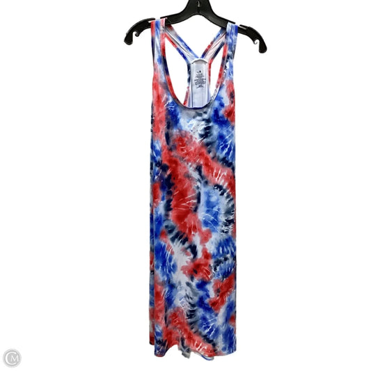 Dress Casual Maxi By Clothes Mentor In Blue Red & White, Size: 2x