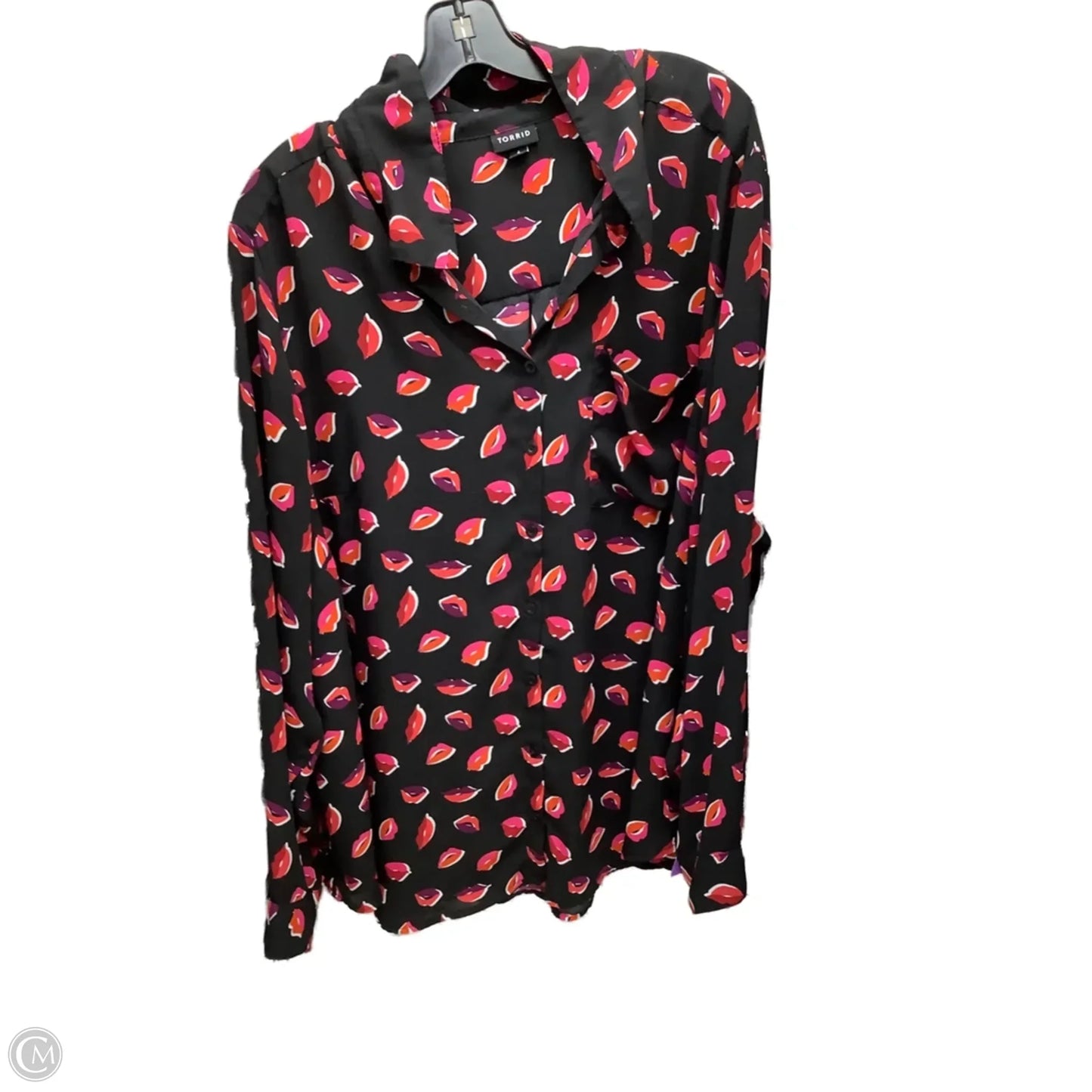 Top Long Sleeve By Torrid In Multi-colored, Size: 4x