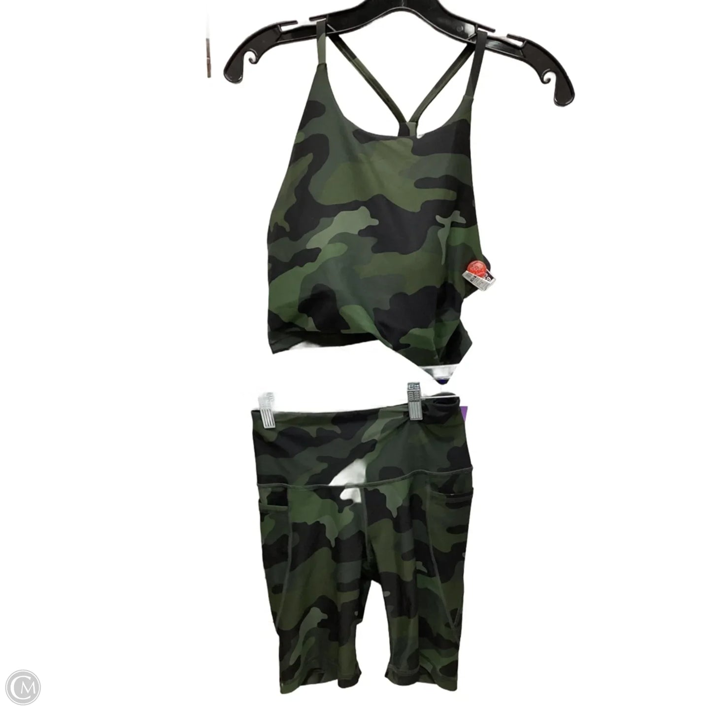 Athletic Shorts 2pc By Old Navy In Camouflage Print, Size: S