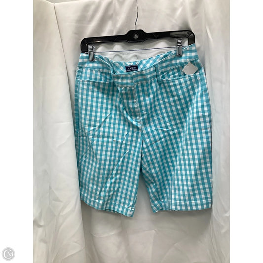 Shorts By Lands End In Blue & White, Size: 10