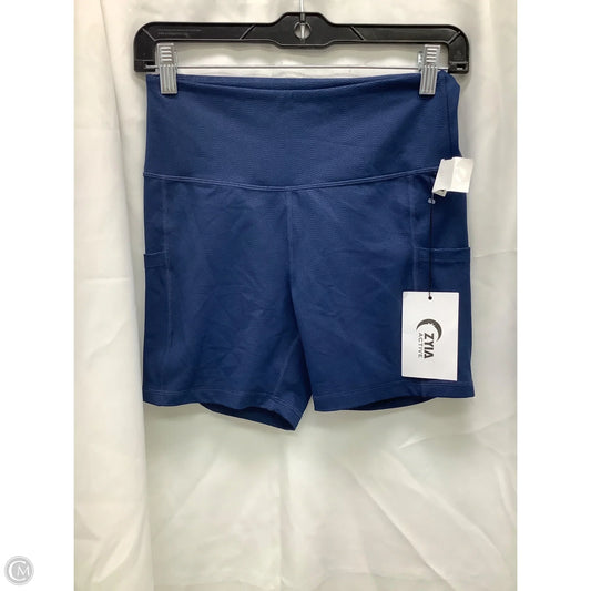Athletic Shorts By Zyia In Blue, Size: M