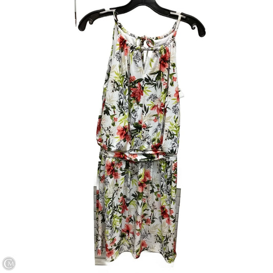 Dress Casual Short By White House Black Market In Floral Print, Size: S