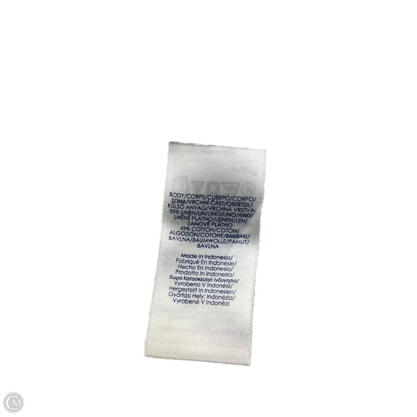 Top Long Sleeve By Chaps In Striped Pattern, Size: Xxl