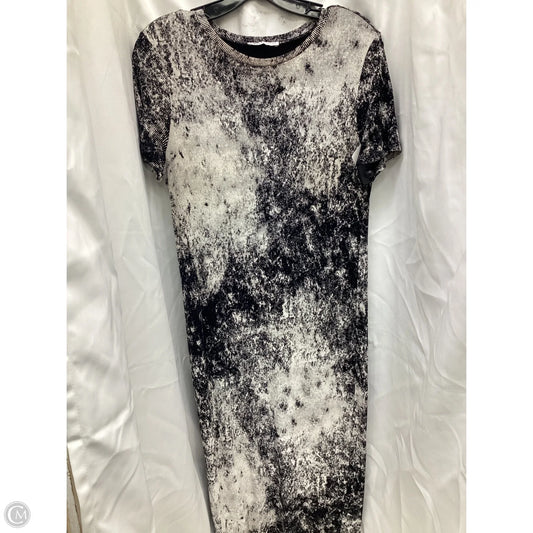 Dress Casual Maxi By Zara In Black & White, Size: M