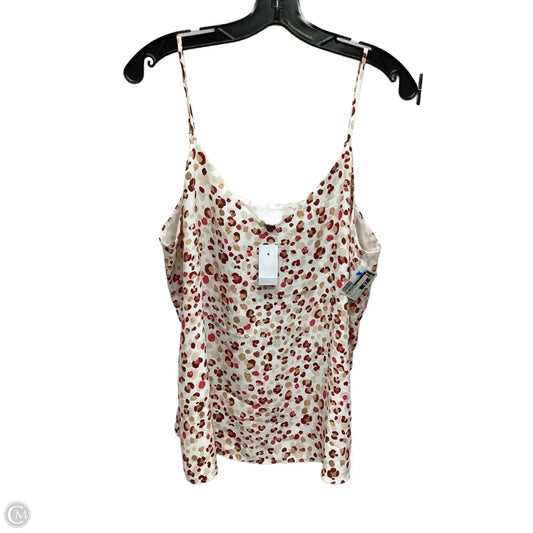 Top Sleeveless By Ann Taylor In Multi-colored, Size: L