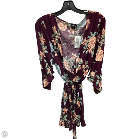 Top Short Sleeve By Torrid In Floral Print, Size: 2x
