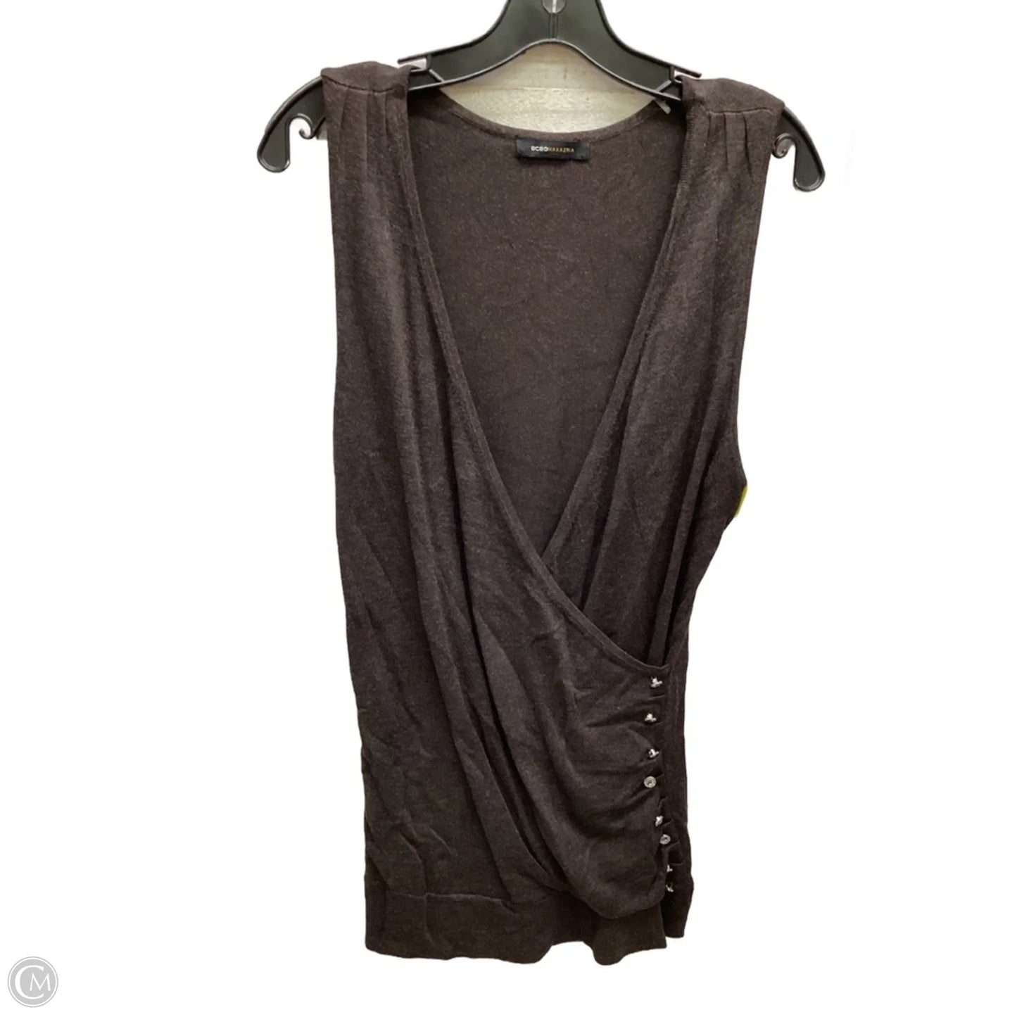 Top Sleeveless By Bcbgmaxazria In Brown, Size: L
