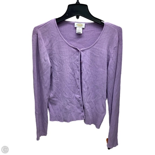 Cardigan By Talbots In Purple, Size: M