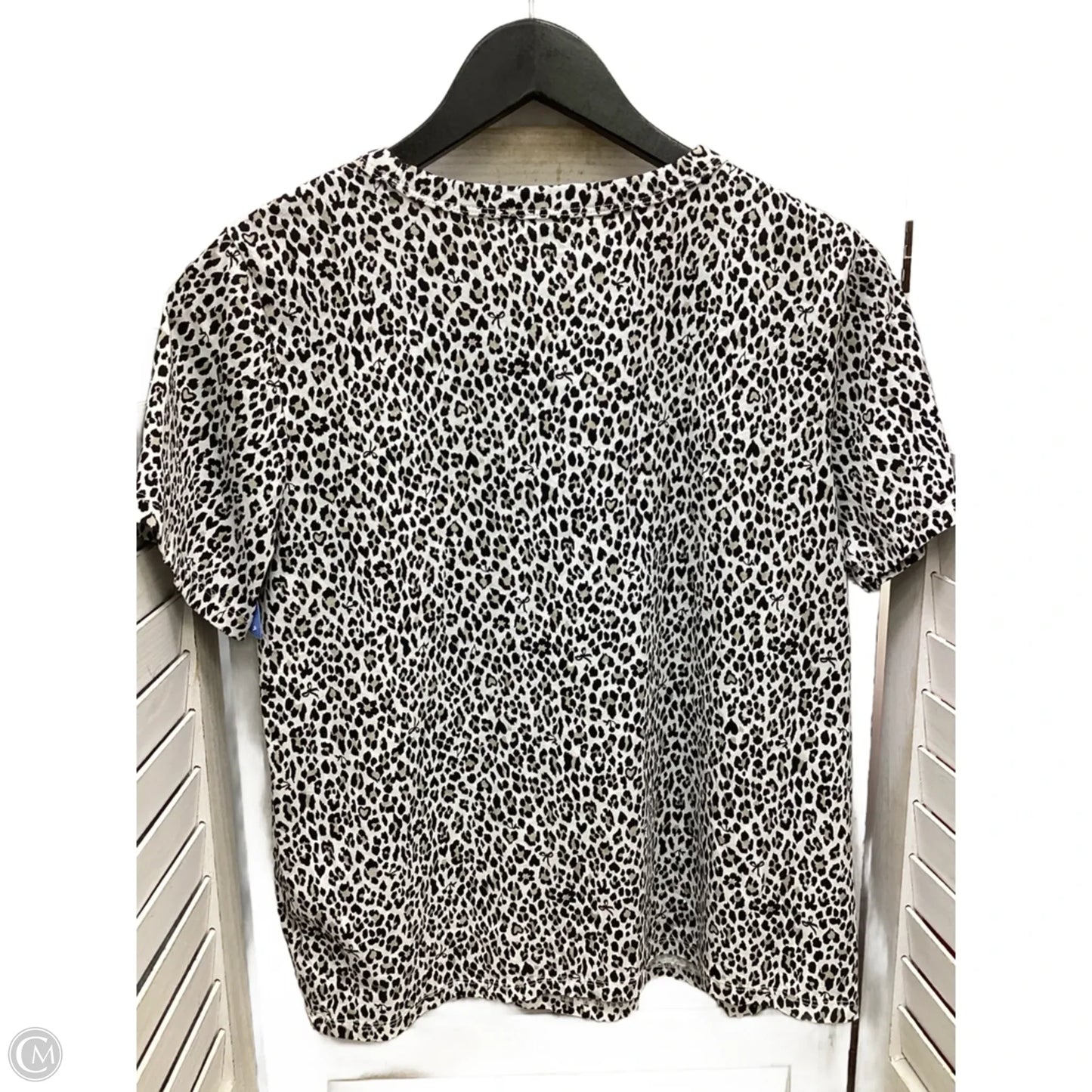 Top Short Sleeve By Old Navy In Animal Print, Size: M